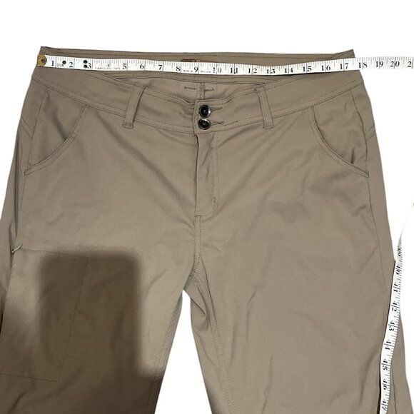 PRANA Pants Womens Sz 14 Convertible Draw String Pockets Outdoors Hiking - Picture 6 of 16